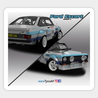 Ford Escort Group 2 Fisher Sticker